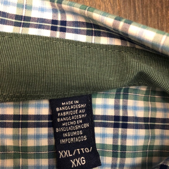 NWT Men’s IZOD button down shirt XXL - Picture 4 of 4